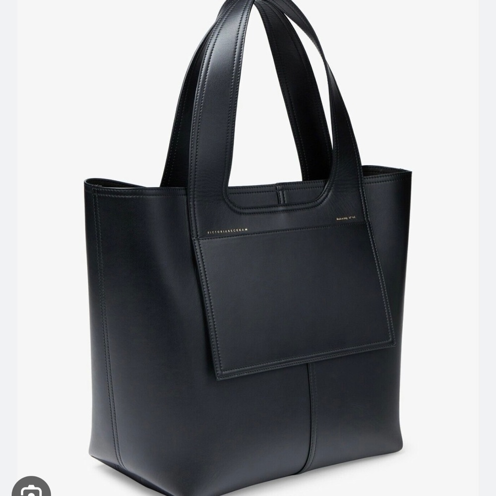Victoria Beckham Apron Tote.  Black.